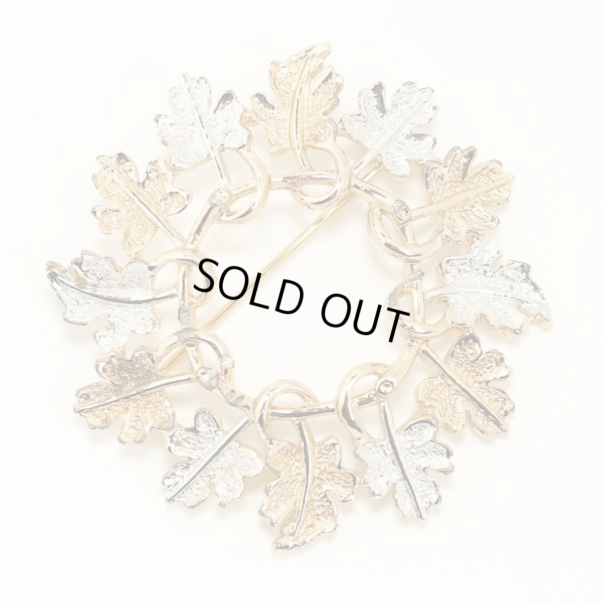 画像8: 可憐なリーフ SARAH COV サラコベントリー 1970s ブローチ (8)