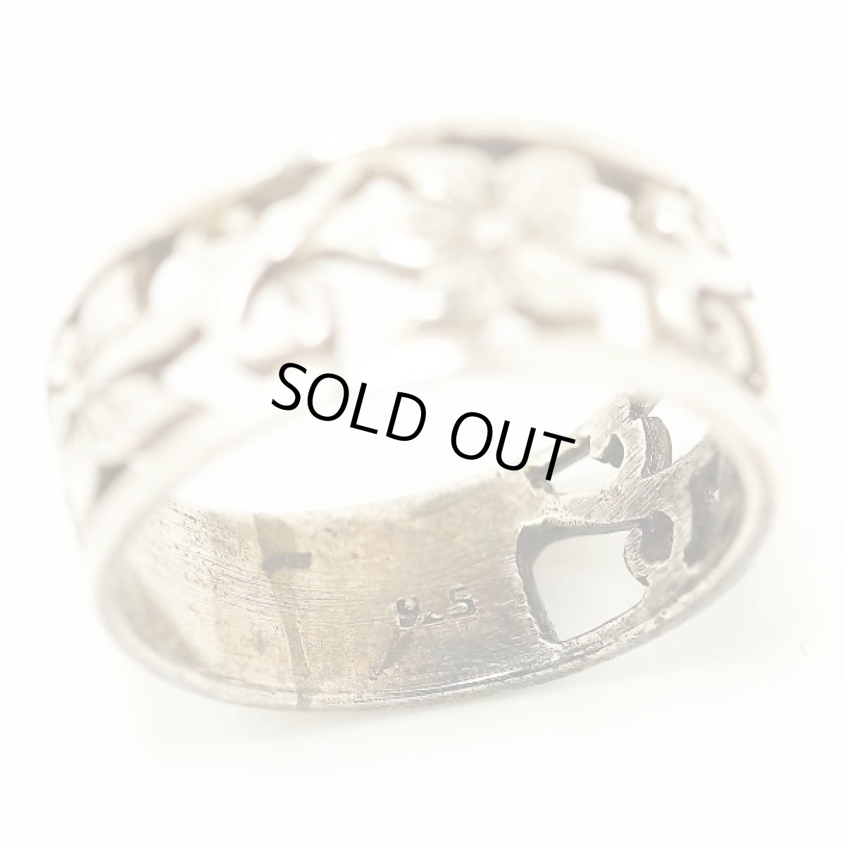 画像3: 刻印９２５ アンティークシルバーリング (3)