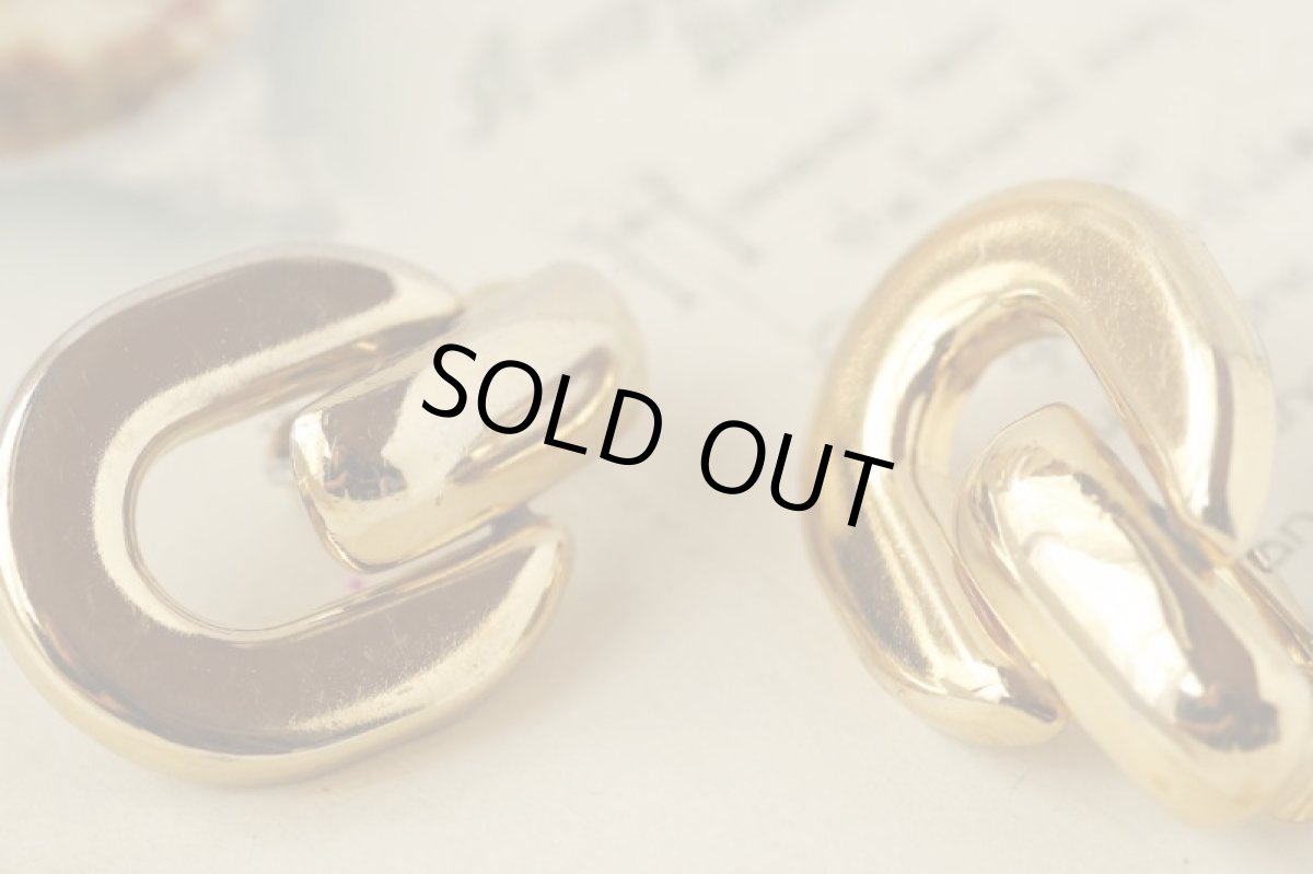 画像2: AVON  エイボン ゆらゆら揺れる ゴールドプレート イヤリング クリップ式 (2)