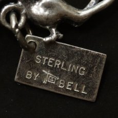 画像5: 英国 スターリングシルバー仔鹿 幸運を招く ラッキーアイテム アンティークチャーム 刻印STERLING アクセサリー (5)