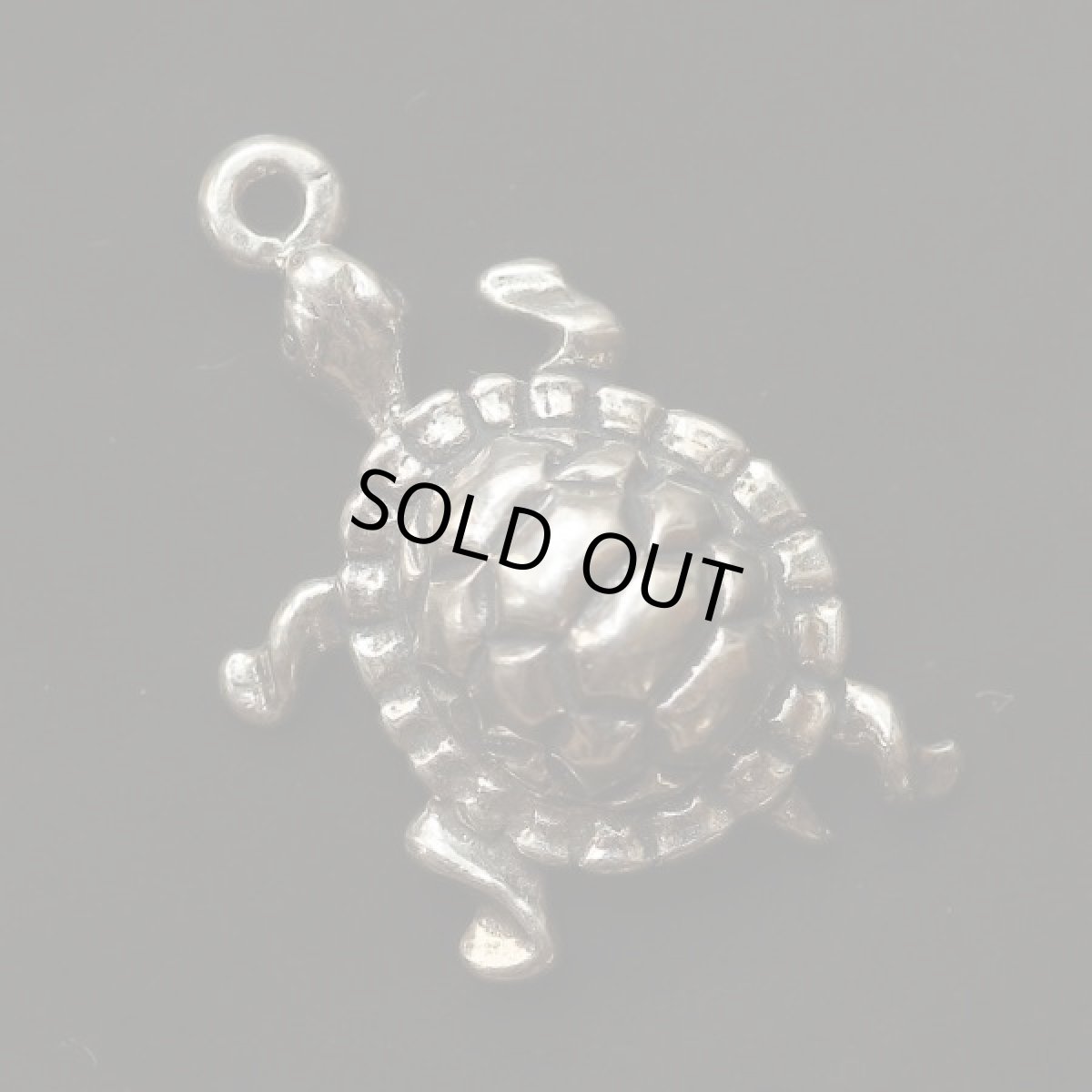 画像3: 英国 刻印 STER 亀 ラッキーアイテム ヴィンテージ シルバーチャーム アクセサリー (3)