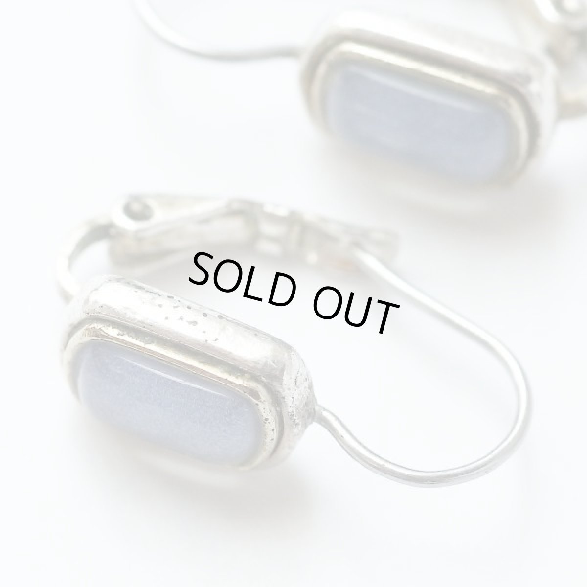 画像4: LC リズクレイボーン ヴィンテージジュエリー ブルーパープル ピアス (4)