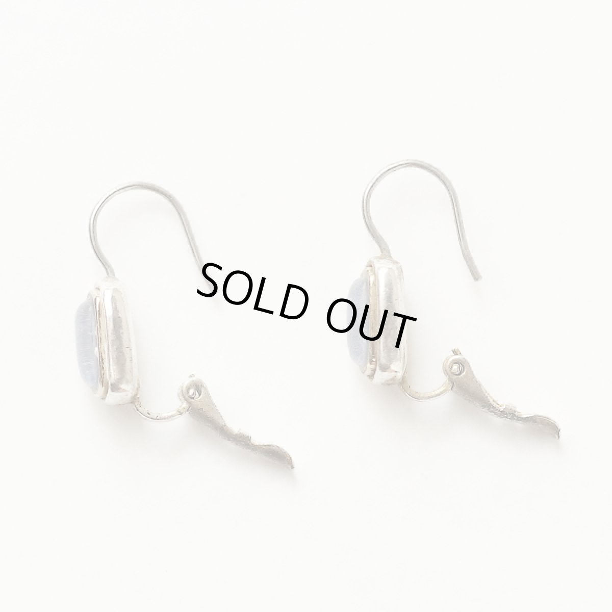 画像3: LC リズクレイボーン ヴィンテージジュエリー ブルーパープル ピアス (3)