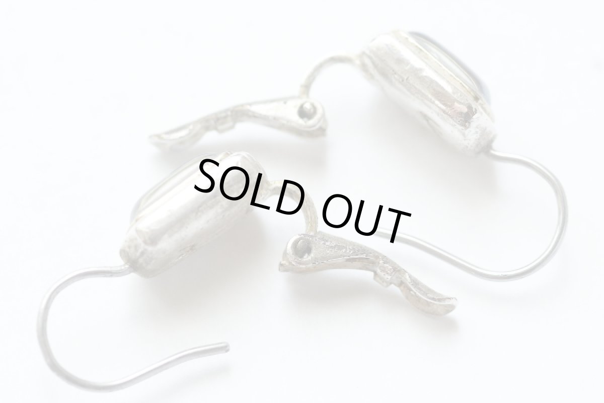 画像6: LC リズクレイボーン ヴィンテージジュエリー ブルーパープル ピアス (6)