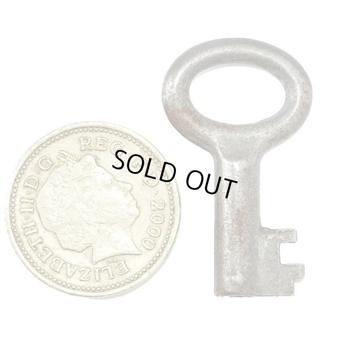 画像4: ドイツ アンティーク/ヴィンテージ ミニキー 古い鍵 約 長さ3.3cm (4)