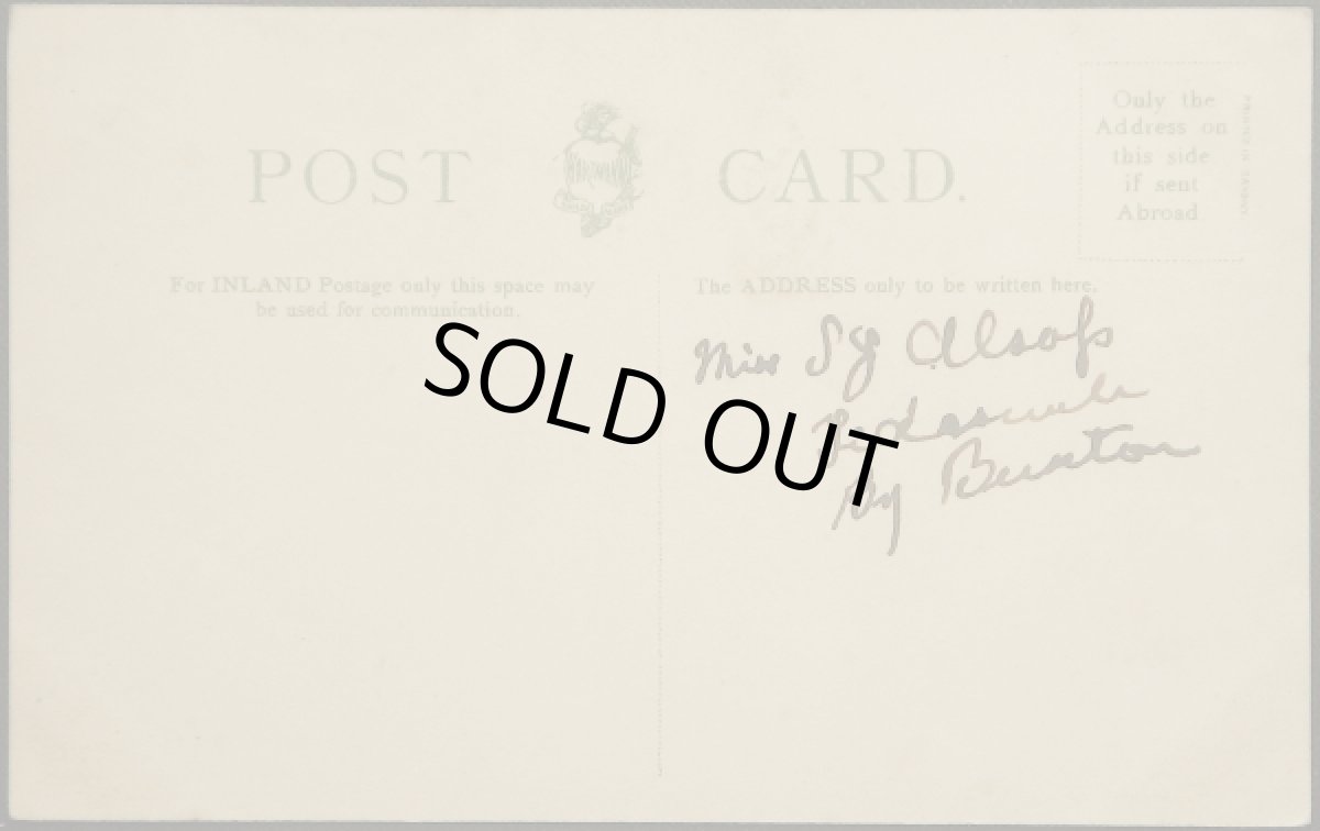 画像2: イギリス アンティークポストカード セントバーナード犬親子と女の子 (2)