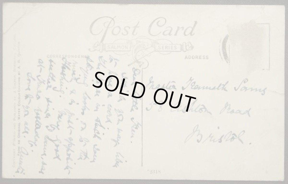 画像2: イギリス アンティークポストカード ファルマス/コーンウォール (2)