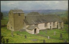 画像1: イギリス アンティークポストカード St Anthony's Church, Cartmel Fell (1)