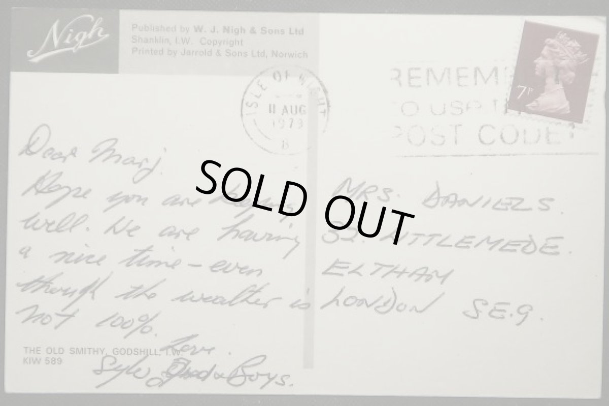画像2: イギリス 1979年 アンティークポストカード ゴッズヒル (2)