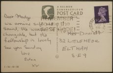 画像2: イギリス 消印1975 アンティークポストカード Barton on Sea バートン・オン・シー (2)