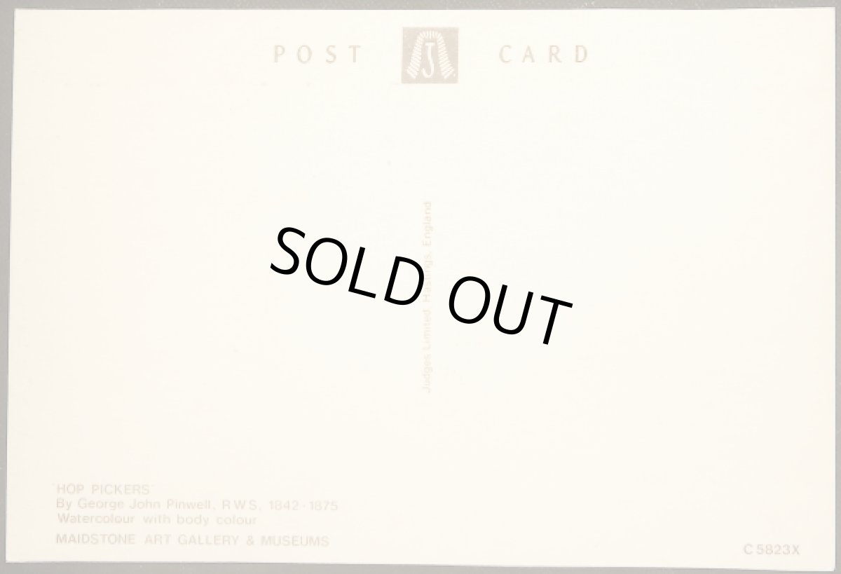 画像2: イギリス アンティークポストカード ホップ摘み (2)