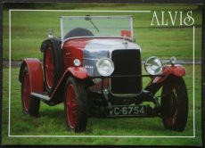 画像1: イギリス アンティーク ポストカード アルヴィス クラッシックカー (1)
