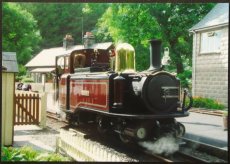 画像1: イギリス アンティークポストカード フェスティニオグ鉄道 (1)