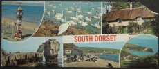 画像1: イギリス 消印1978 アンティークパノラマポストカード SOUTH DORSET サウス・ドーセット (1)