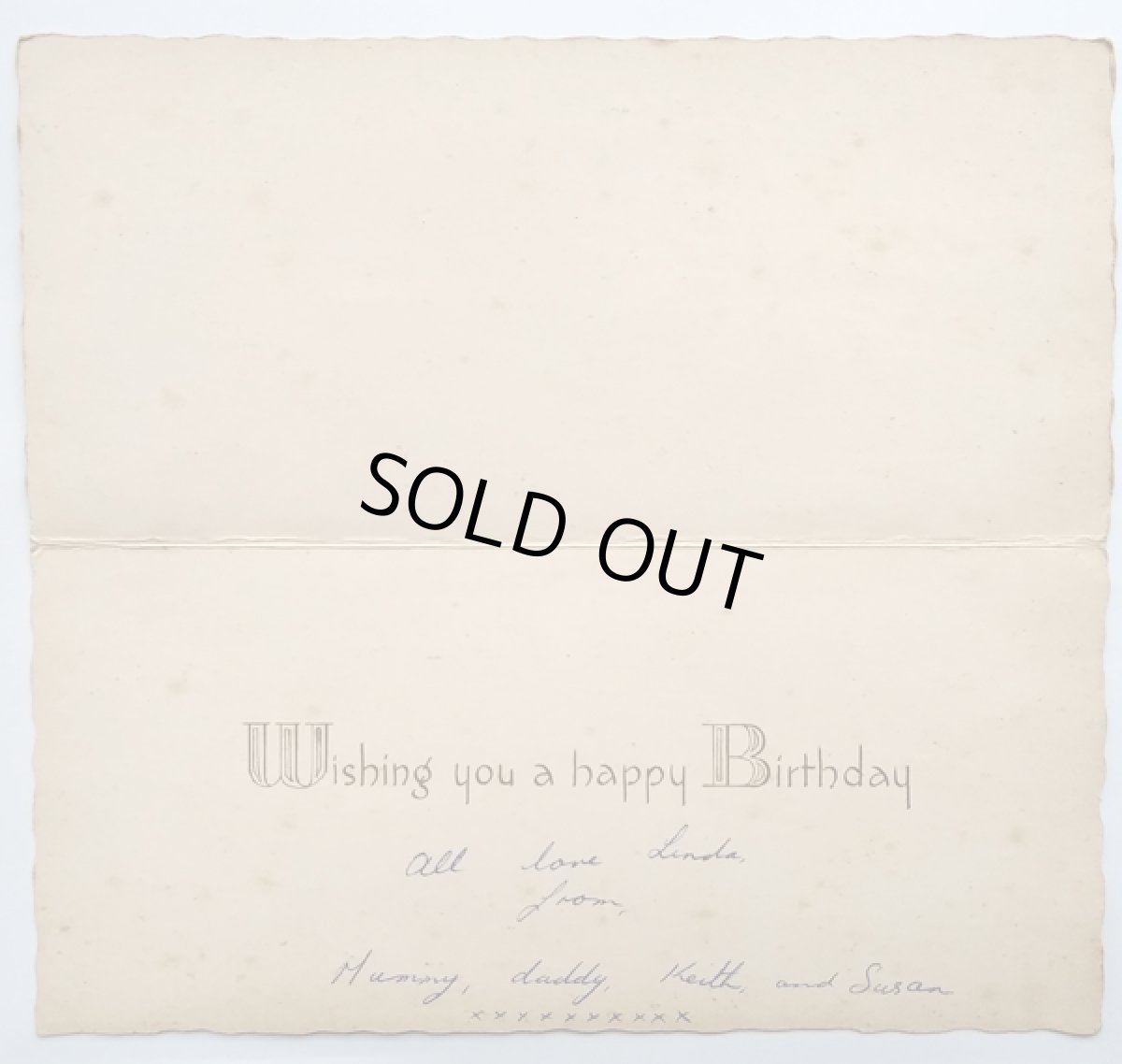 画像2: イギリス ヴィンテージ 洗濯物を干す猫たち バースデーカード (2)