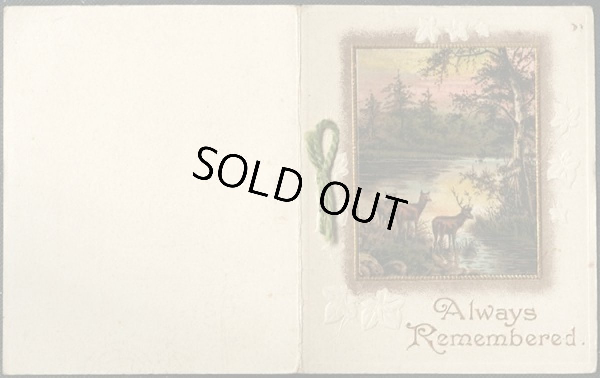 画像3: イギリス アンティーク クリスマスカード Always Remembered (3)