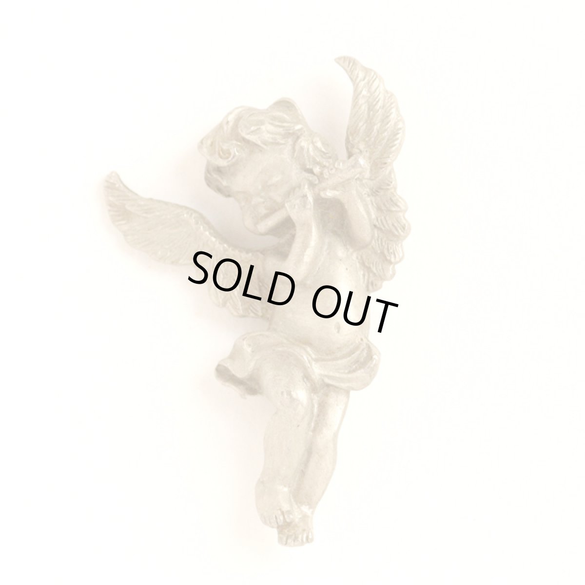 画像6: 刻印PORT USA ヴィンテージジュエリー 天使ブローチ (6)