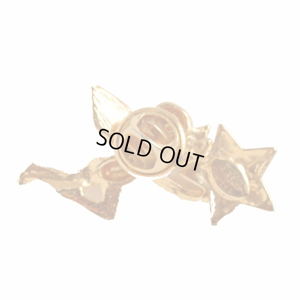 画像2: 刻印TWO SISTER ヴィンテージジュエリー FRIDAY 天使ピンブローチ (2)