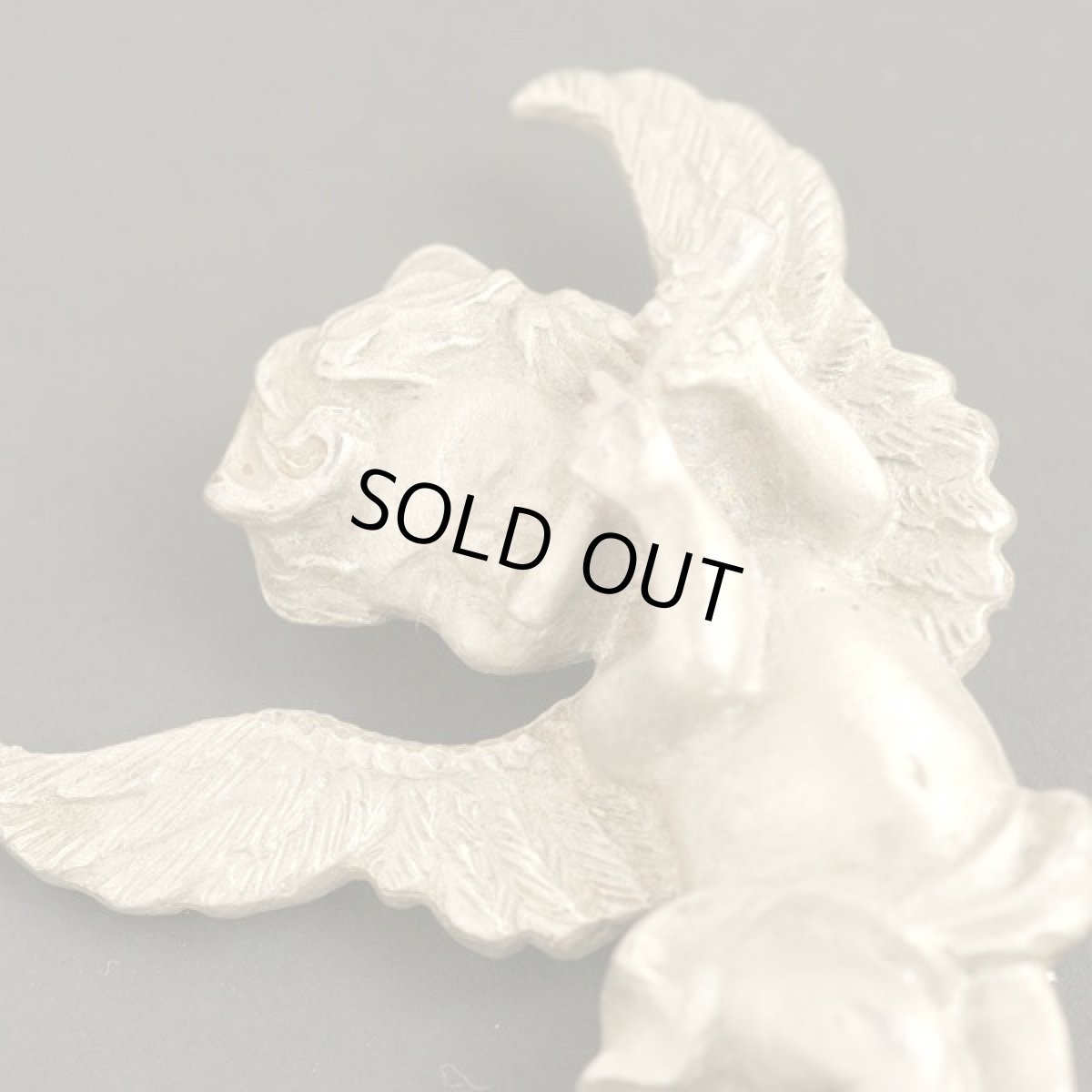 画像3: 刻印PORT USA ヴィンテージジュエリー 天使ブローチ (3)