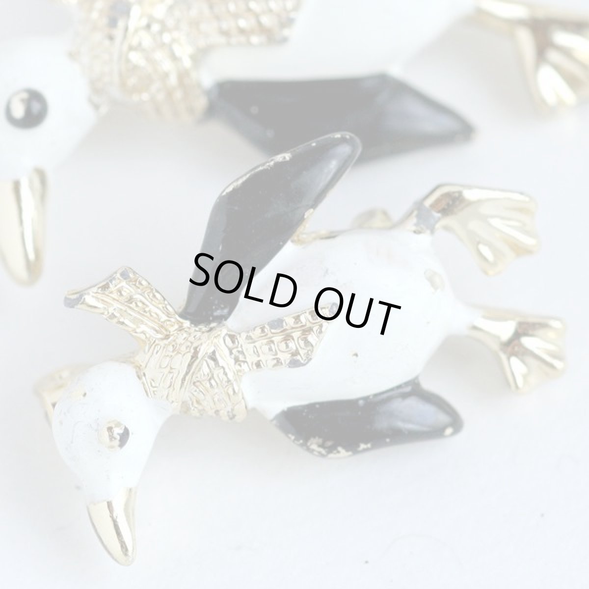 画像7: Gerry's ゲーリーズ ヴィンテージジュエリー ペンギンのデュエットブローチ  (7)