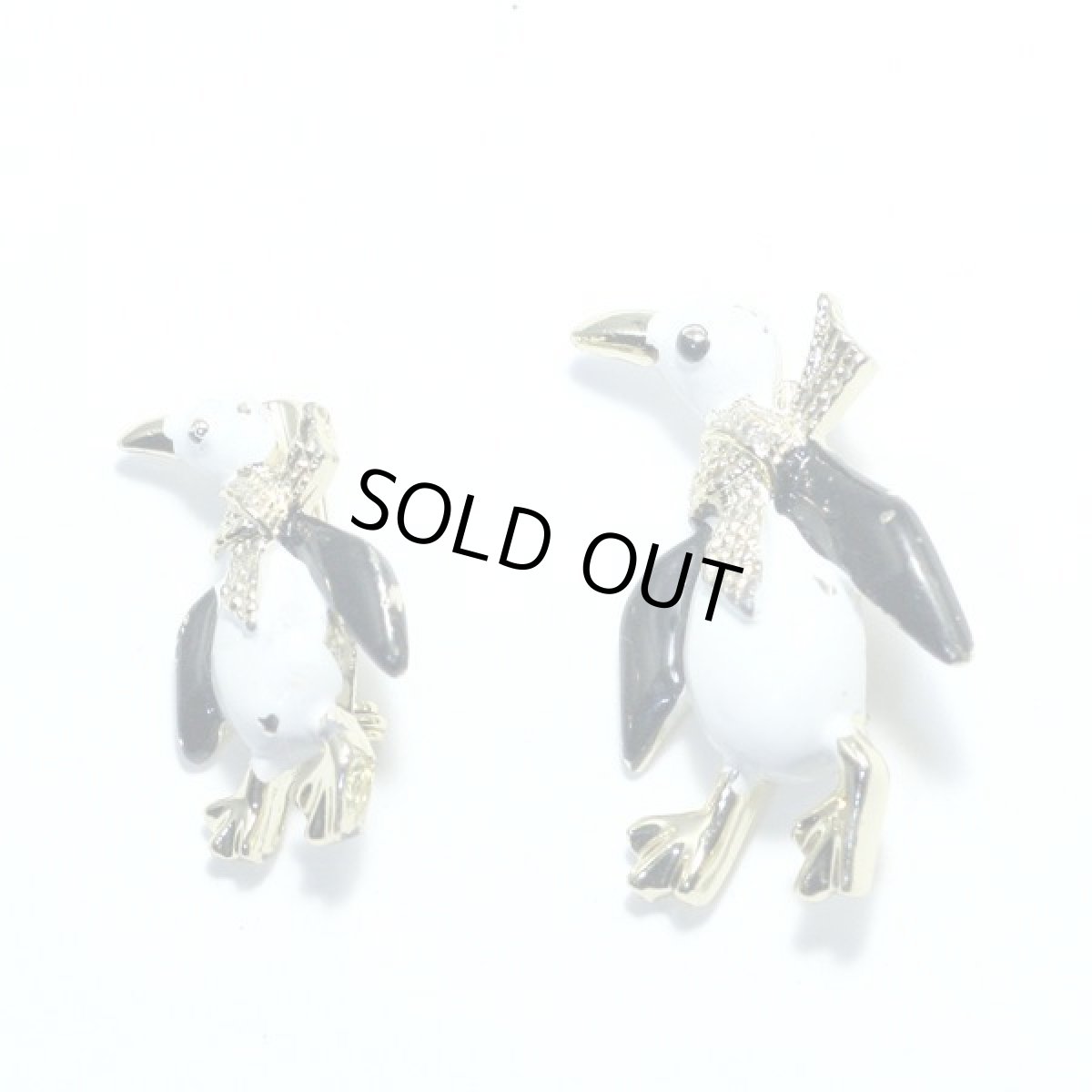 画像13: Gerry's ゲーリーズ ヴィンテージジュエリー ペンギンのデュエットブローチ  (13)