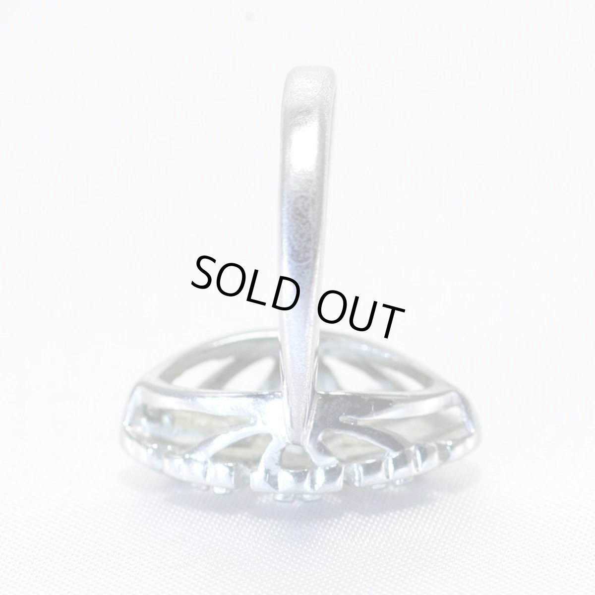 画像6: AVON イギリスヴィンテージ透かし細工 リング ラインストーン エイボン (6)