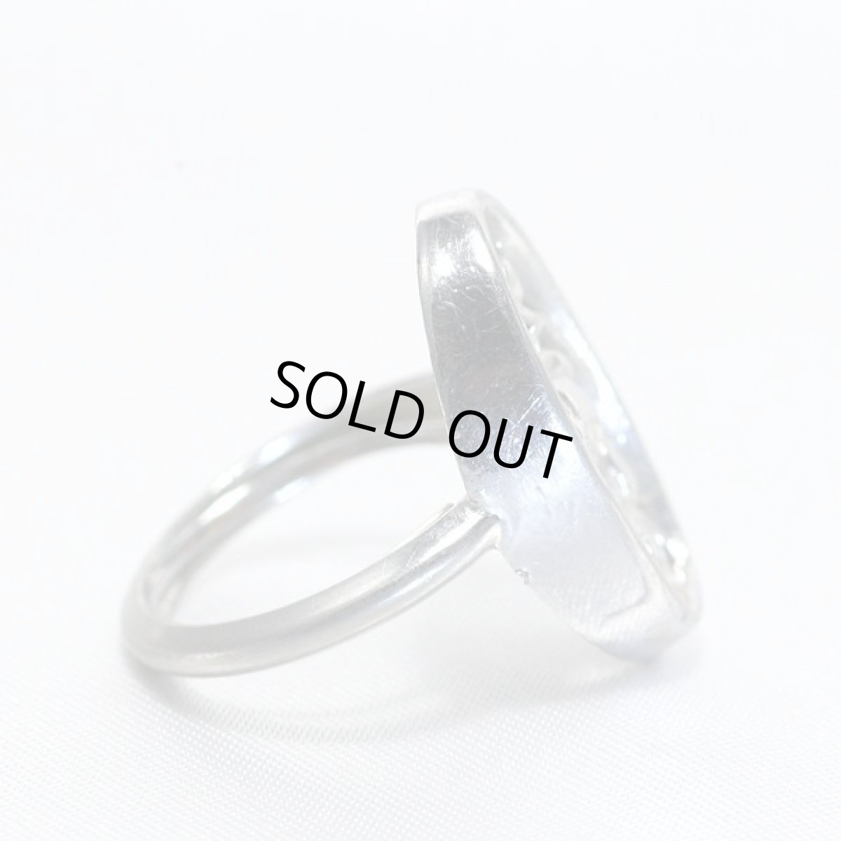 画像4: AVON イギリスヴィンテージ 透かし細工ローズリング エイボン フリーサイズ (4)