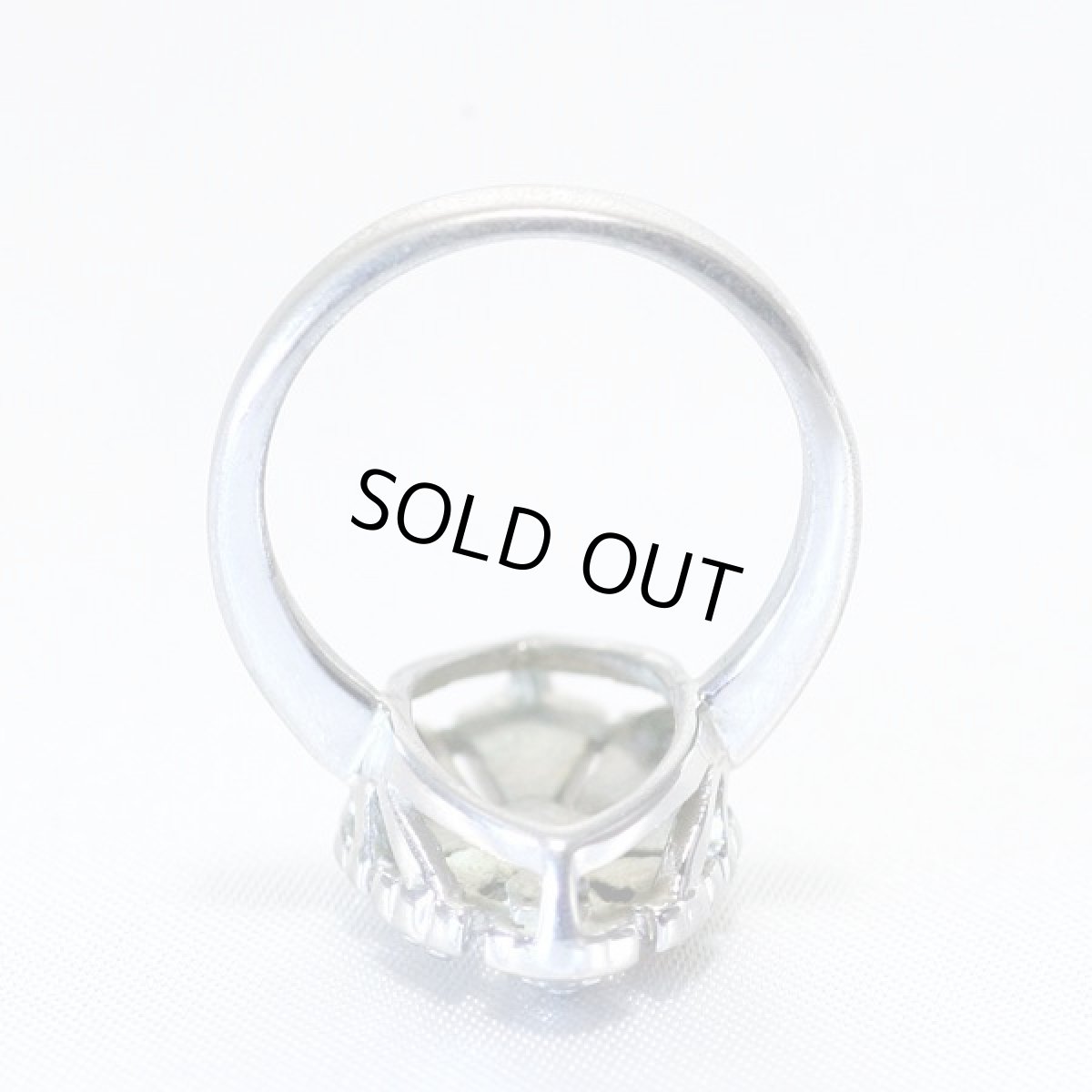 画像5: AVON イギリスヴィンテージ透かし細工 リング ラインストーン エイボン (5)