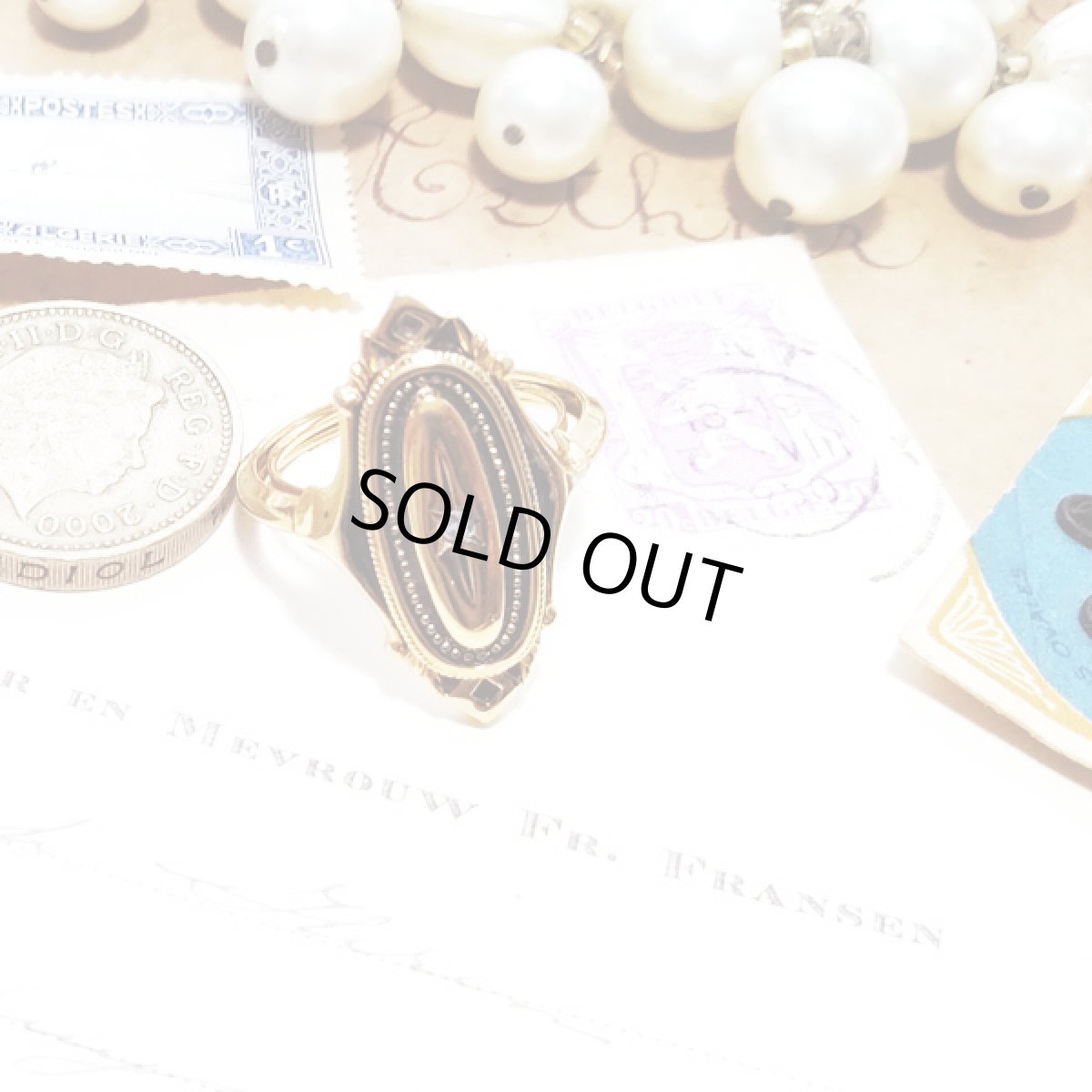 画像9: AVON イギリスヴィンテージリング エイボン フリーサイズ (9)