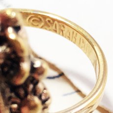 画像12: SARAH COV サラコベントリー  ヴィンテージリング 指輪 フリーサイズ (12)
