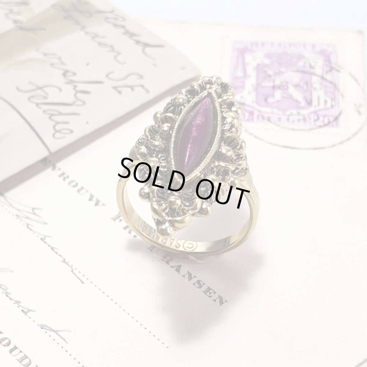 画像3: SARAH COV サラコベントリー  ヴィンテージリング 指輪 フリーサイズ (3)