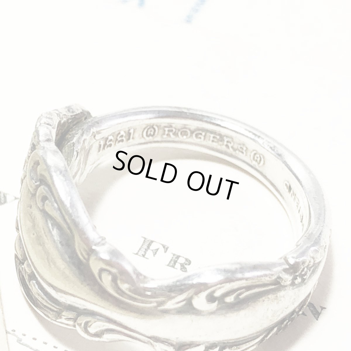 画像7: ROGERS社製 1881 ヴィンテージスプーンリング  指輪  (7)