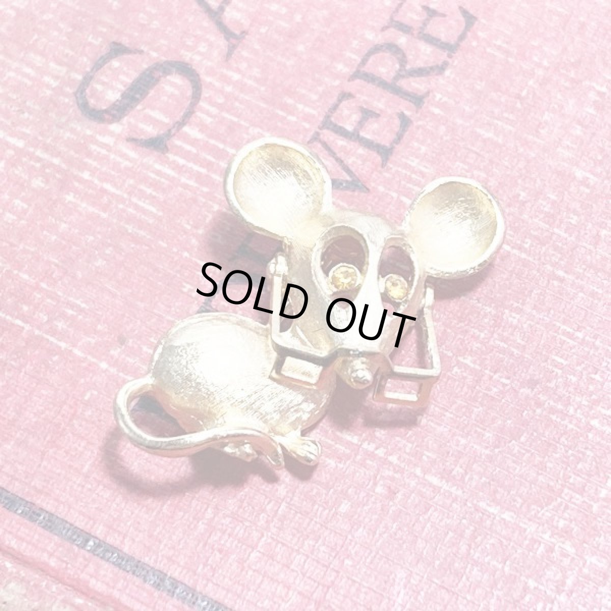 画像2: AVON エイボン ねずみ ブローチヴィンテージジュエリー  (2)