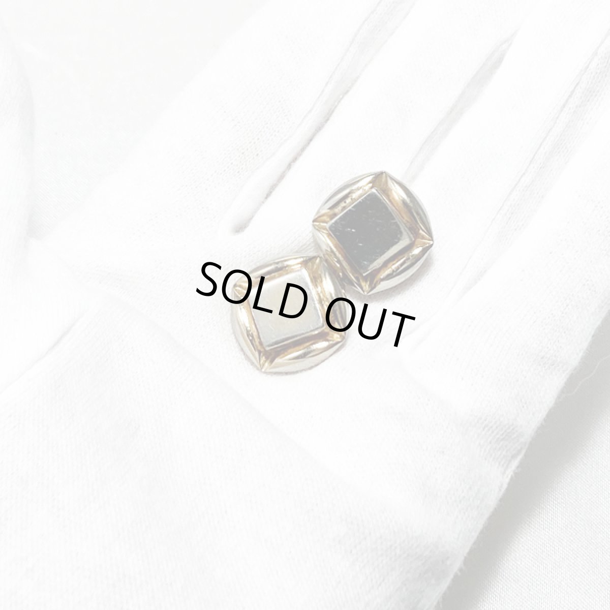 画像13: BARCLAY バークレイ スクエア イヤリング  ヴィンテージジュエリー  (13)