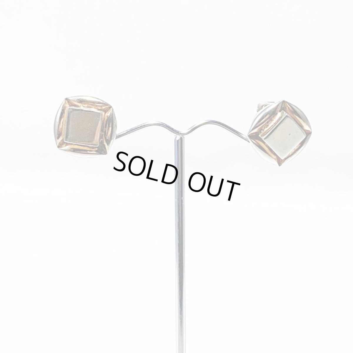 画像12: BARCLAY バークレイ スクエア イヤリング  ヴィンテージジュエリー  (12)