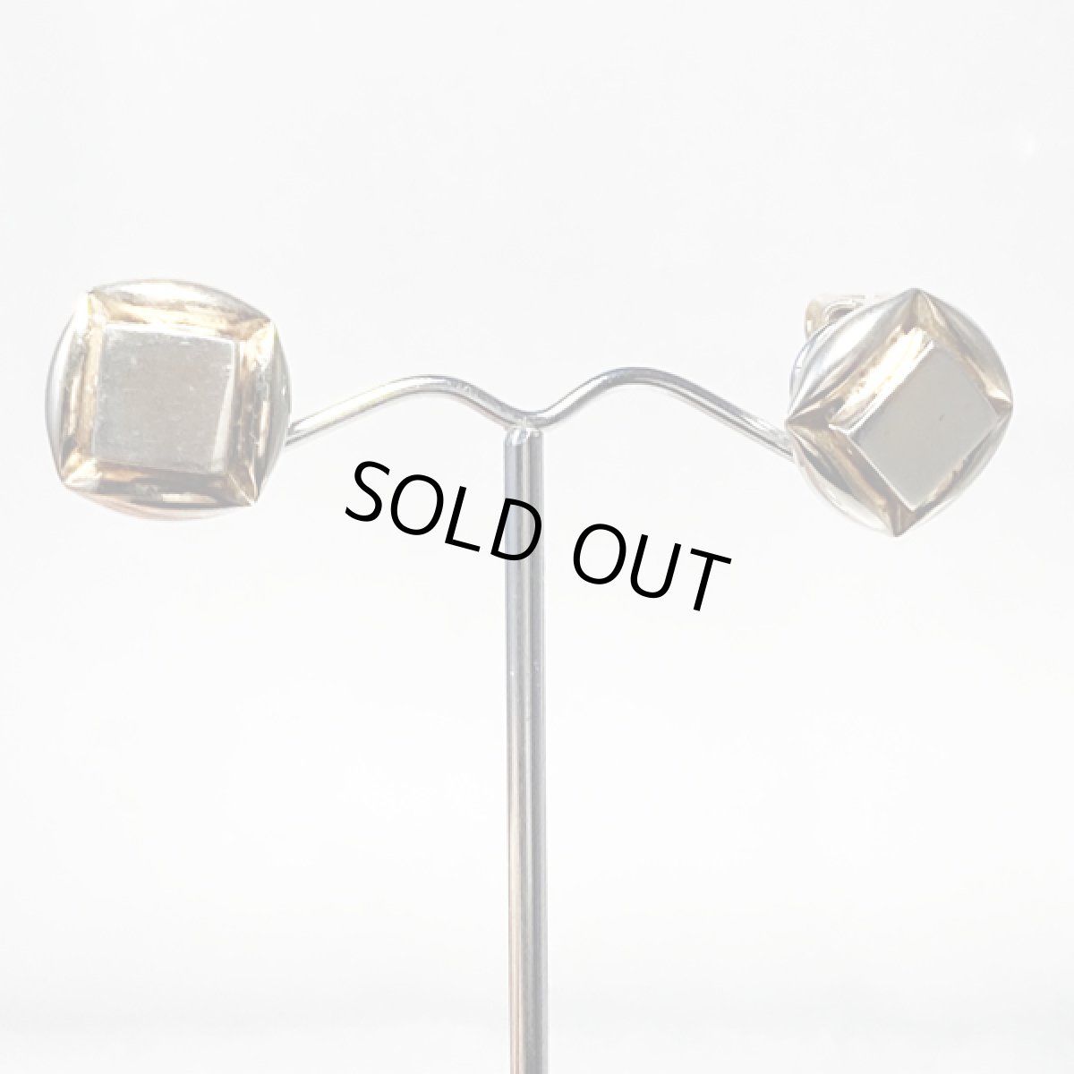 画像14: BARCLAY バークレイ スクエア イヤリング  ヴィンテージジュエリー  (14)