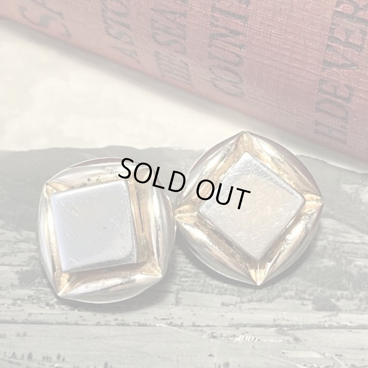 画像3: BARCLAY バークレイ スクエア イヤリング  ヴィンテージジュエリー  (3)