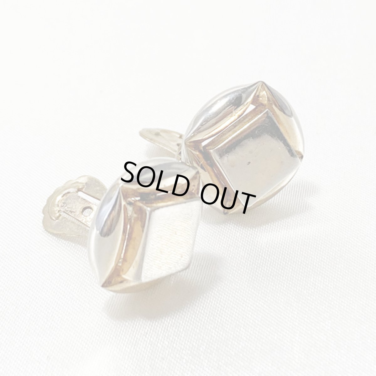 画像11: BARCLAY バークレイ スクエア イヤリング  ヴィンテージジュエリー  (11)