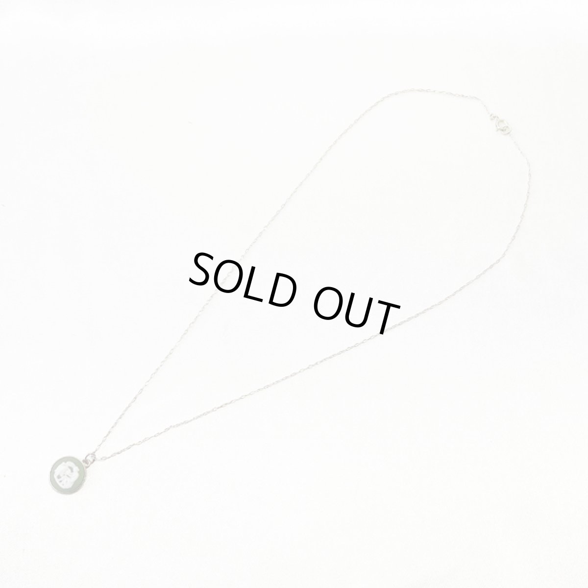 画像10: 〈WEDGWOOD〉1937年シルバー ホールマークジャスパー カメオネックレス　アンティークネックレス (10)