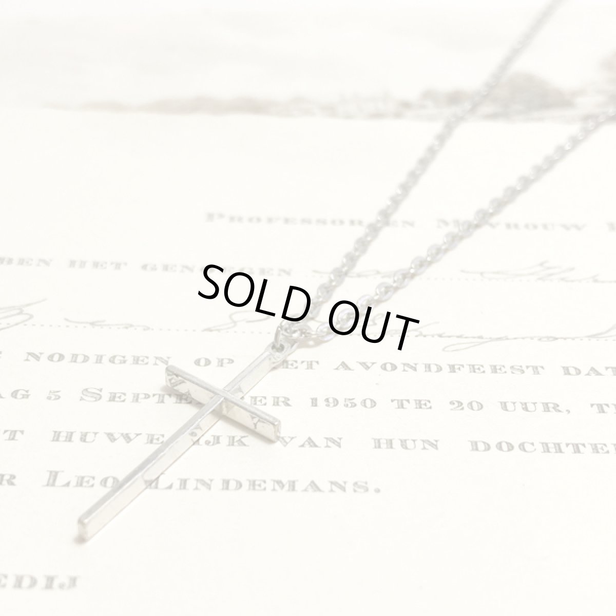 画像3: SARAH COV サラコベントリークロス 十字架 ビンテージネックレス (3)