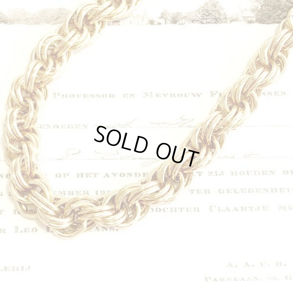 画像2: AVON エイボン  存在感のある ヴィンテージチェーンネックレス (2)