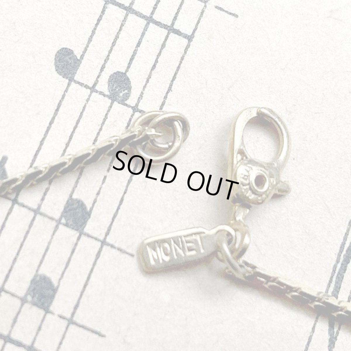 画像8: MONET モネ ゆらゆら揺れるペンダントヴィンテージネックレス (8)