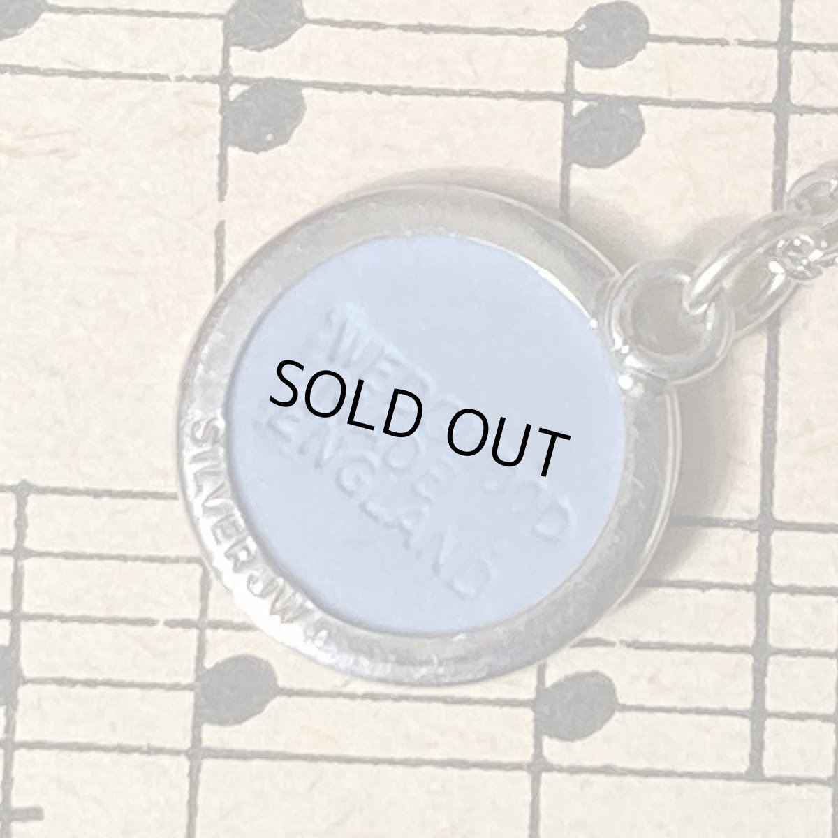 画像11: WEDGWOOD ウェッジウッド シルバーSILVERJW ジャスパー ジャスパーブルー ヴィンテージネックレス 円形 (11)