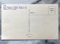 画像2: カナダ 海外ヴィンテージポストカード 守衛隊のヨーマンのコスチュームのホテルドアマン ポストカード通販 (2)