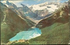 画像1: 消印 切手 海外ヴィンテージポストカード レイクルイーズ:カナディアンロッキー Lake Louise: Jewel 世界のアンティーク絵葉書 昔のポストカード (1)