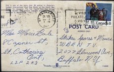 画像1: 1973年消印 切手 海外ヴィンテージポストカード WINTER FUB CARNIVAL 犬ぞり 世界のアンティーク絵葉書 昔のポストカード (1)