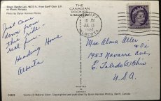 画像2: 1962年消印 切手海外ヴィンテージポストカード Mount Rundle ランドル山 世界のアンティーク絵葉書 昔のポストカード (2)