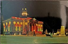 画像1: 1973年消印 切手 海外ヴィンテージポストカード キッチナー市庁舎 KITCHENER CITY HALL 世界のアンティーク絵葉書 昔のポストカード (1)