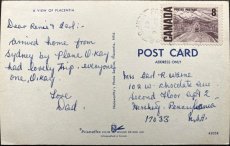 画像2: 1967年消印 切手 海外ヴィンテージポストカード Placentia プラセンティアの景色 世界のアンティーク絵葉書 昔のポストカード (2)