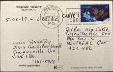 画像2: 1987年消印 切手 海外ヴィンテージポストカード RESIDENCE NESBITT 世界のアンティーク絵葉書 昔のポストカード (2)
